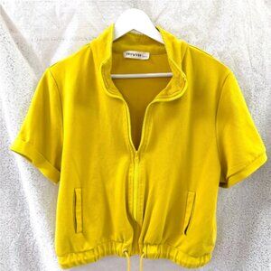 💛RIVIRI SHORT SLEEVE ZIP JACKET💛women’s clothing-streetwear-casual-y2k-retro💛